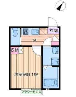 アカンサス【1階】の間取り