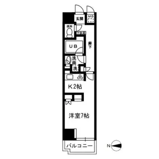 レジディア目白【2階】の間取り