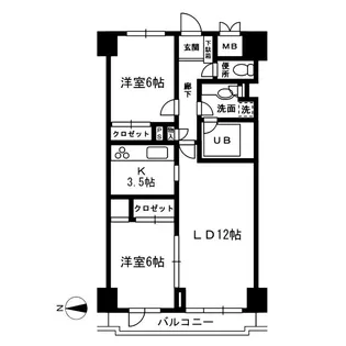 レジディア目白【3階】の間取り