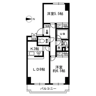 レジディア目白【4階】の間取り