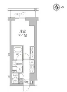 レジディア高円寺【6階】の間取り