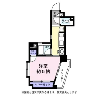 1Kの間取り画像