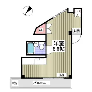 サンハイム 中野【3階】の間取り