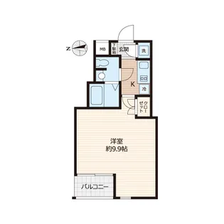 BEVERLY HOMES 赤塚公園Ⅱ【3階】の間取り