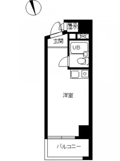 スカイコート中村橋【701号室号室】の間取り