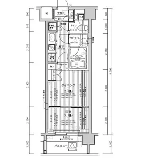 ミリアレジデンス東池袋【10階】の間取り