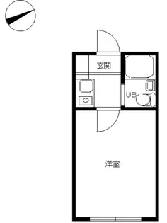 スカイピア阿佐ケ谷【1階】の間取り