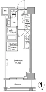 ザ・パークハビオ高円寺レジデンス【5階】の間取り