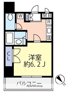 グランヴァン東池袋Ⅱ【4階】の間取り
