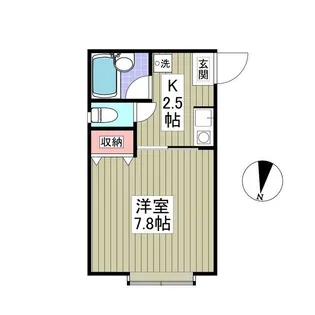 グレース・ハイム【1階】の間取り