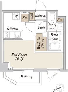 ORSUS新江古田【2階】の間取り