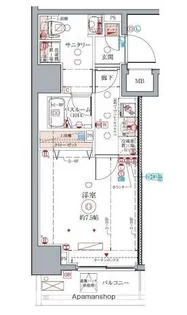 クレヴィスタ中野新橋【4階】の間取り