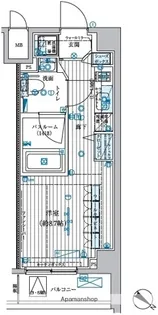ブライズ中野南台【2階】の間取り