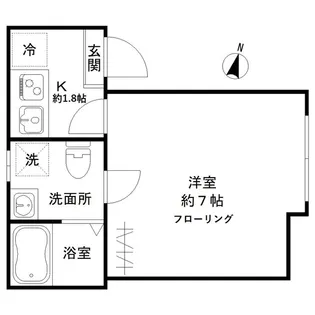 フルール【3階】の間取り