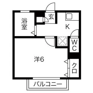 ハロルドファーブ【1階】の間取り