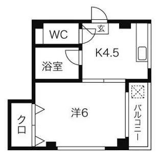 ヴィラ・アルハンブラ【2階】の間取り