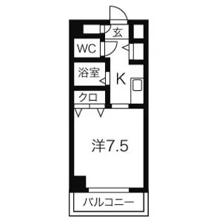 メゾンY・M・D【6階】の間取り