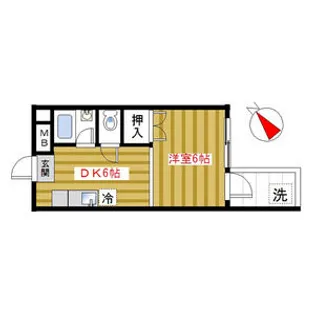 コーポ大塚台【8階】の間取り