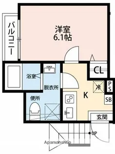 エクセラン高松【1階】の間取り