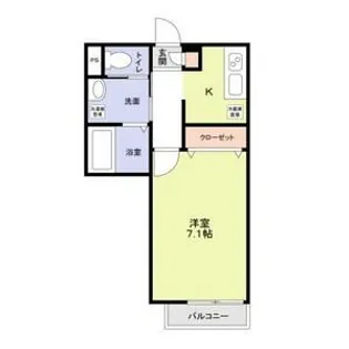 FOREST WEST【1階】の間取り