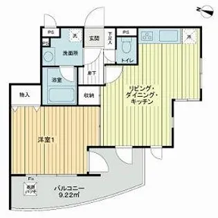 ライオンズシティ荻窪【5階】の間取り