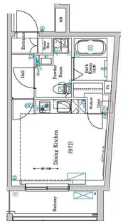 ラフィスタ方南町【4階】の間取り