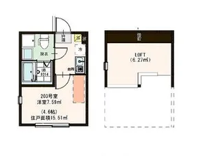 GOLD板橋【2階】の間取り