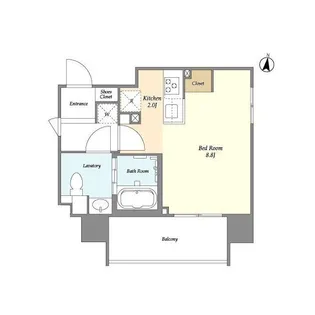 ORSUS中野【4階】の間取り
