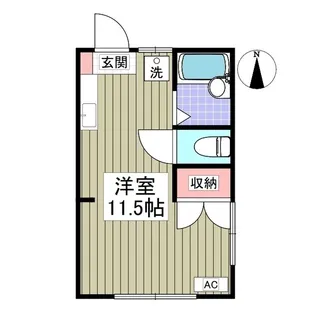 キャプテンズパレス【1階】の間取り
