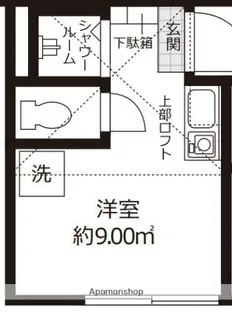 STUDIO APARTMENT東池袋【'206号室】の間取り