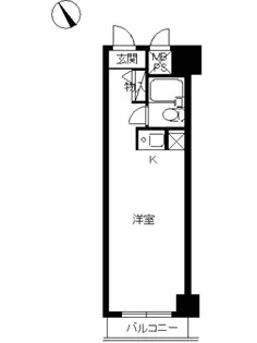 スカイコート池袋第2【703号室号室】の間取り