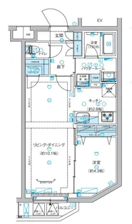 メインステージ富士見台【4階】の間取り