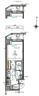 SHOKEN RESIDENCE早稲田【4階】の間取り