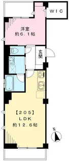 プラサート22【2階】の間取り