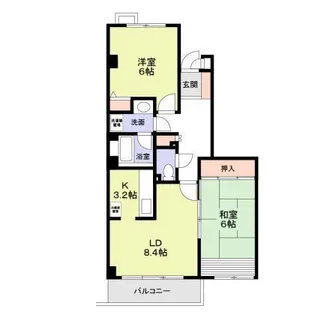 コスモリード三軒茶屋【3階】の間取り