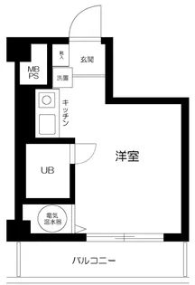 東京都中野区中央1丁目【マンション】の間取り