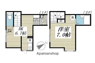 I−WOOD吉祥寺【1階】の間取り