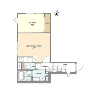 ASTILE原宿【4階】の間取り