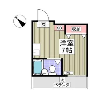 ウィンズベルⅡ【3階】の間取り