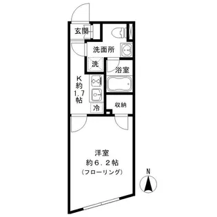 PIENZA 中野新橋【1階】の間取り