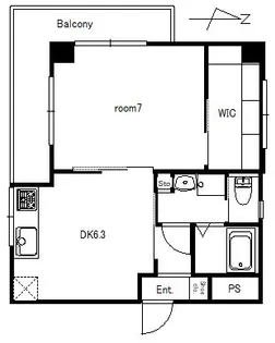 グリーンコーポ高島【5階】の間取り