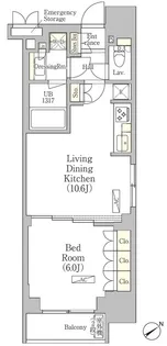 パークヴィラ恵比寿【12階】の間取り