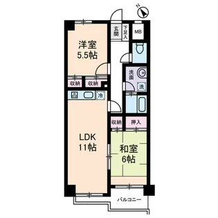 ゾアール茗荷谷【2階】の間取り