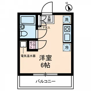 ヴィラ要町【2階】の間取り
