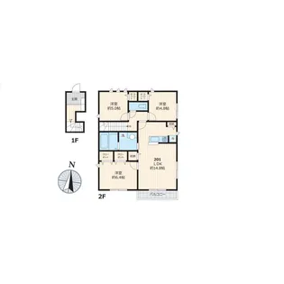 メゾン シャルム【2階】の間取り