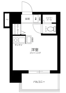 東京都中野区本町6丁目【マンション】の間取り