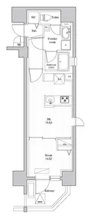 神宮北参道レジデンス【5階】の間取り