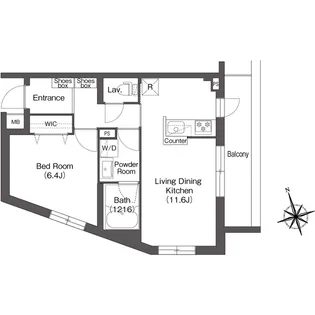 AIFLAT方南町【2階】の間取り