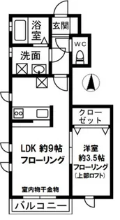 ソレーユ雑司が谷【2階】の間取り
