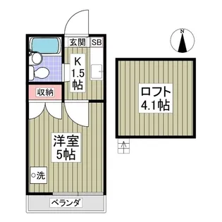 デイジー【1階】の間取り